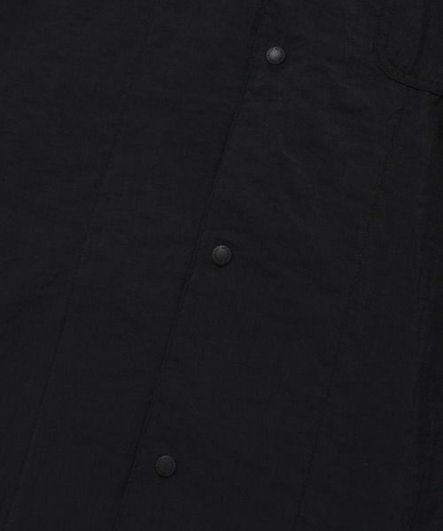 COVERNAT（カバーナット）の「【COVERNAT】UTILITY HALFSHIRTS / カバーナット ユーティリティ ハーフシャツ（シャツ/ブラウス・メンズ・ブラック・LARGE/MEDIUM）」の5枚目の写真