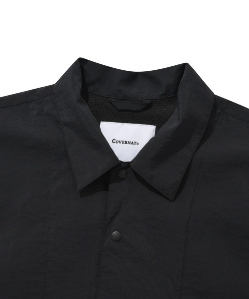 COVERNAT（カバーナット）の「【COVERNAT】UTILITY HALFSHIRTS / カバーナット ユーティリティ ハーフシャツ（シャツ/ブラウス・メンズ・ブラック・LARGE/MEDIUM）」の3枚目の写真