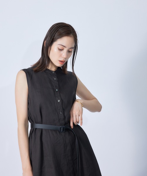 ROPE'（ロペ）の「ビーガンレザーロングベルト（ベルト・レディース・ブラック/ベージュ・FREE）」の15枚目の写真