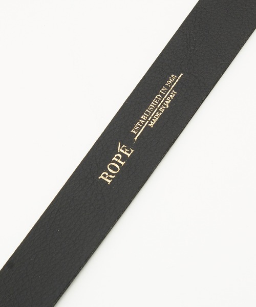 ROPE'（ロペ）の「ビーガンレザーロングベルト（ベルト・レディース・ブラック/ベージュ・FREE）」の7枚目の写真