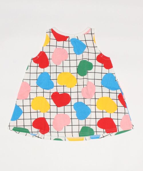 Caldia（カルディア）の「ＣＡハート総柄ワンピース（ワンピース・キッズ・ホワイト/オフホワイト・90/100/110/120/80/130）」の3枚目の写真