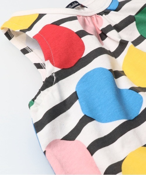 Caldia（カルディア）の「ＣＡハート総柄ワンピース（ワンピース・キッズ・ホワイト/オフホワイト・90/100/110/120/80/130）」の6枚目の写真