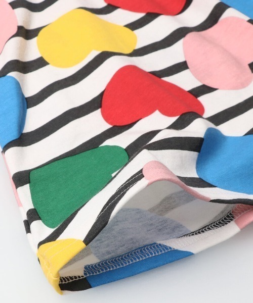 Caldia（カルディア）の「ＣＡハート総柄ワンピース（ワンピース・キッズ・ホワイト/オフホワイト・90/100/110/120/80/130）」の4枚目の写真