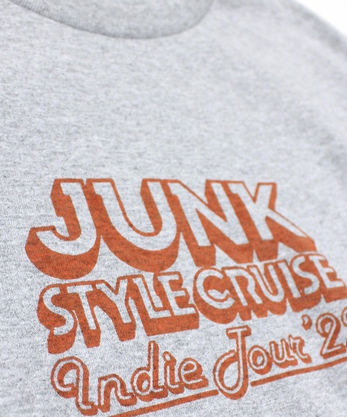 RNA（アールエヌエー）の「M1922 クルーズロゴＢＩＧ　Ｔ（Tシャツ/カットソー・レディース・ホワイト×パープル/ホワイト×イエロー/杢グレー/ベージュ・MEDIUM）」の15枚目の写真