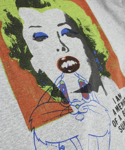 RNA（アールエヌエー）の「M1922 クルーズロゴＢＩＧ　Ｔ（Tシャツ/カットソー・レディース・ホワイト×パープル/ホワイト×イエロー/杢グレー/ベージュ・MEDIUM）」の11枚目の写真