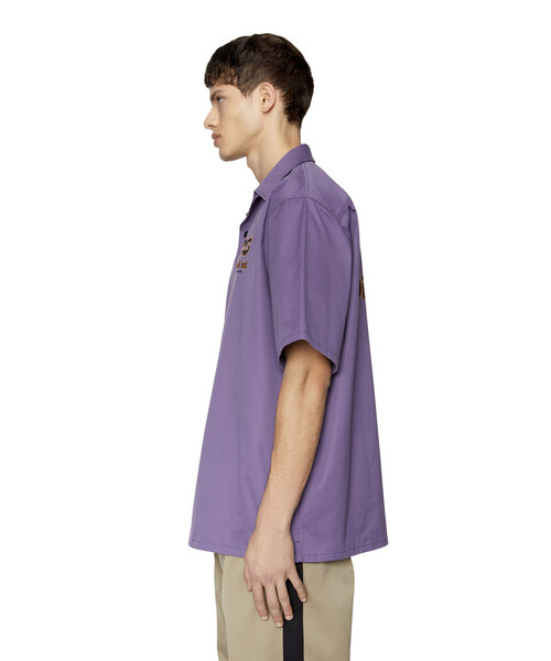 DIESEL(ディーゼル)の「メンズ シャツ 半そで バックプリント(シャツ/ブラウス・メンズ・ホワイト/パープル・SMALL/MEDIUM/LARGE/X-LARGE/XX-LARGE/X-SMALL)」の10枚目の写真