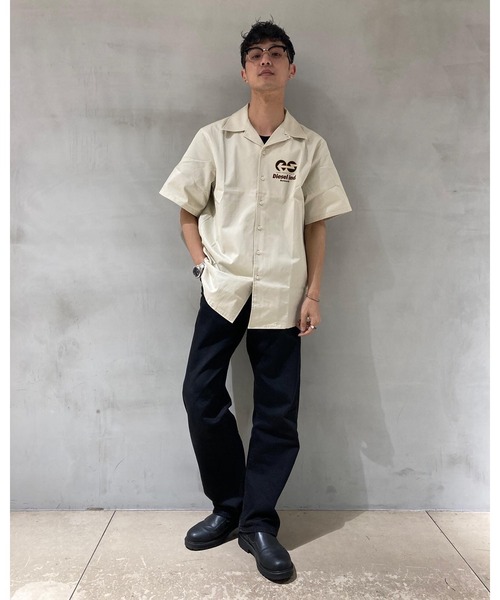 DIESEL(ディーゼル)の「メンズ シャツ 半そで バックプリント(シャツ/ブラウス・メンズ・ホワイト/パープル・SMALL/MEDIUM/LARGE/X-LARGE/XX-LARGE/X-SMALL)」の19枚目の写真