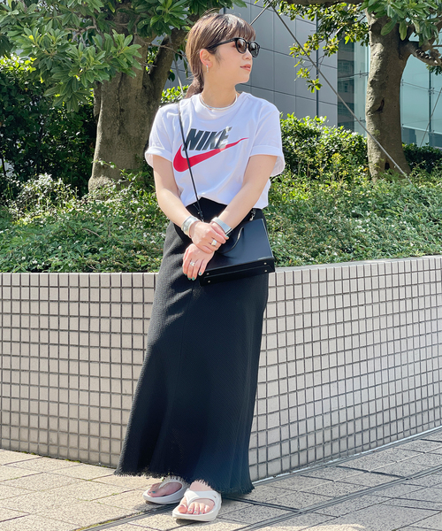 AP STUDIO（エーピーストゥディオ）の「メッシュスカート（スカート・レディース・ブラック・38/36）」の3枚目の写真