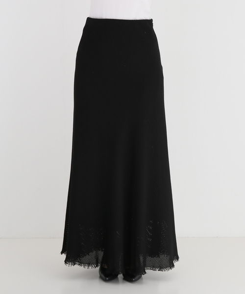 AP STUDIO（エーピーストゥディオ）の「メッシュスカート（スカート・レディース・ブラック・38/36）」の10枚目の写真