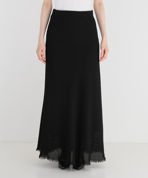 AP STUDIO（エーピーストゥディオ）の「メッシュスカート（スカート・レディース・ブラック・38/36）」の11枚目の写真