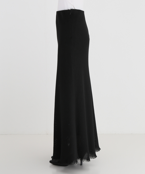 AP STUDIO（エーピーストゥディオ）の「メッシュスカート（スカート・レディース・ブラック・38/36）」の12枚目の写真