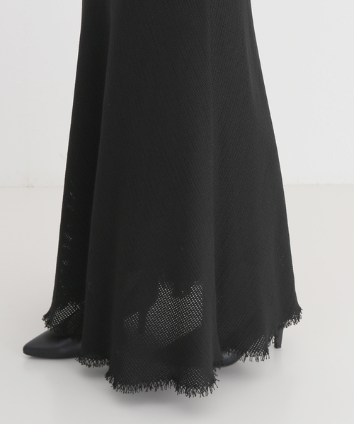 AP STUDIO（エーピーストゥディオ）の「メッシュスカート（スカート・レディース・ブラック・38/36）」の16枚目の写真