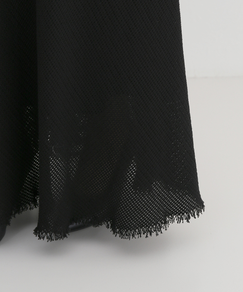 AP STUDIO（エーピーストゥディオ）の「メッシュスカート（スカート・レディース・ブラック・38/36）」の17枚目の写真