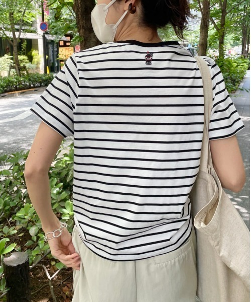 BEARDSLEY(ビアズリー)の「MarketワッペンT(Tシャツ/カットソー・レディース・ホワイト・FREE)」の22枚目の写真