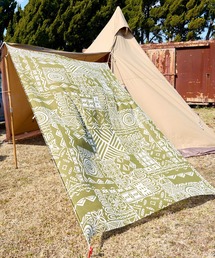 チャイハネ | 【チャイハネ】幾何学柄ループ付きマルチクロス270(寝具)