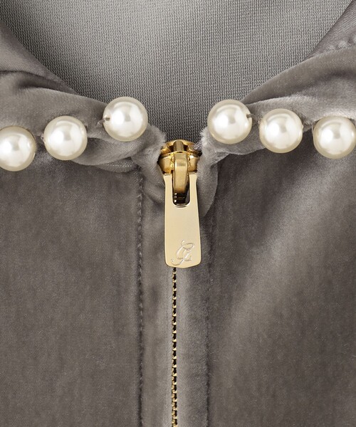 GRACE CLASS(グレースクラス)の「トリアセベロアフーディ(パーカー・レディース・ブラック/グレー・36)」の14枚目の写真