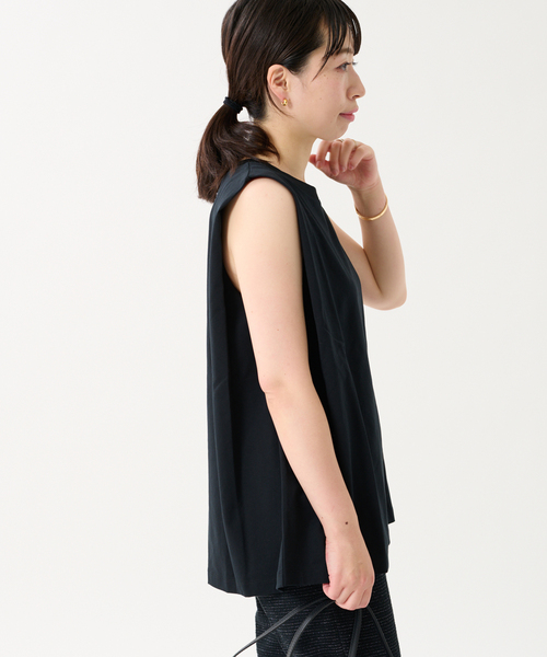 journal standard L'essage（ジャーナルスタンダードレサージュ）の「ハイゲージタックプルオーバー（Tシャツ/カットソー・レディース・ホワイト/ブラック/カーキ・FREE）」の10枚目の写真