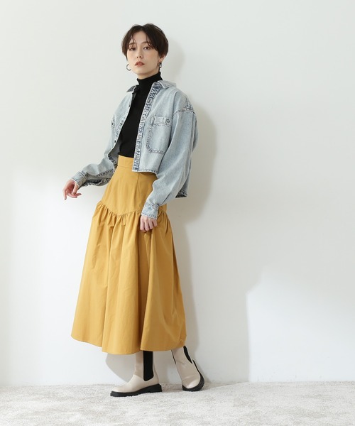 N.(N. Natural Beauty Basic)(エヌエヌナチュラルビューティーベーシック)の「◆ショートデニムシャツ(シャツ/ブラウス・レディース・インディゴブルー/ブルー系その他・MEDIUM)」の7枚目の写真
