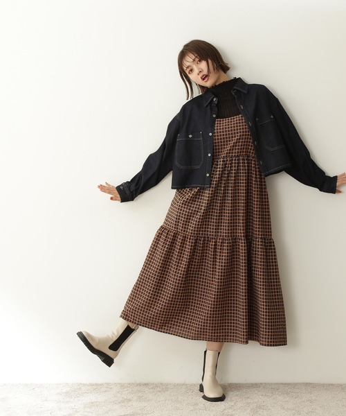 N.(N. Natural Beauty Basic)(エヌエヌナチュラルビューティーベーシック)の「◆ショートデニムシャツ(シャツ/ブラウス・レディース・インディゴブルー/ブルー系その他・MEDIUM)」の13枚目の写真