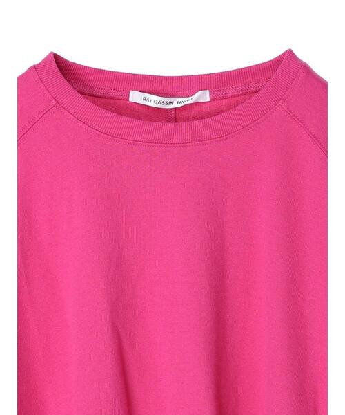 RAY CASSIN FAVORI(レイカズンフェバリ)の「・RAY CASSIN ミニウラケビッグプルオーバー(Tシャツ/カットソー・レディース・グリーン/ブラック/グリーン系その他3/ピンク・FREE)」の14枚目の写真