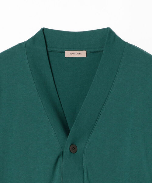 BEAMS LIGHTS(ビームスライツ)の「BEAMS LIGHTS / ギザコットン ニュースプレンダーツイスト カーディガン(カーディガン/ボレロ・メンズ・チャコールグレー/ブラック/グリーン系その他5/グリーン系その他3/ネイビー/ブラウン・SMALL/MEDIUM/LARGE)」の12枚目の写真