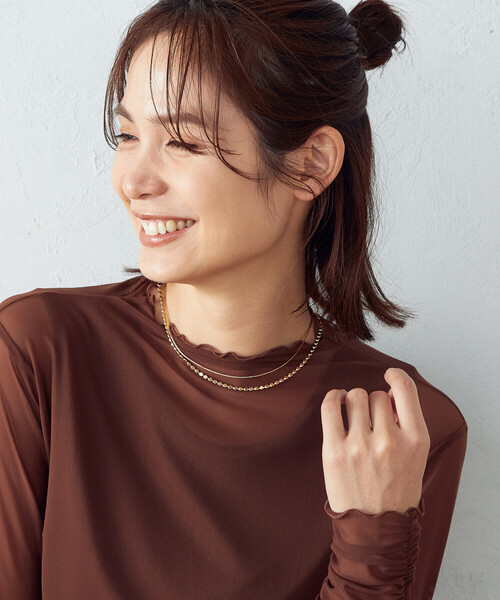 COMME CA ISM(コムサイズム)の「3WAY ショートネックレス(ネックレス・レディース・シルバー/ゴールド・FREE)」の6枚目の写真