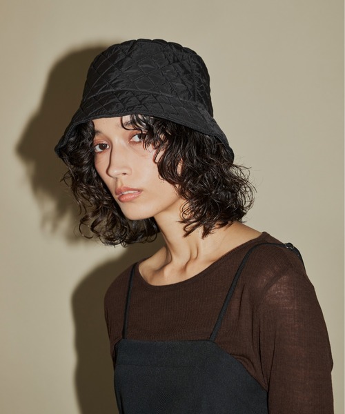 Aunt Marie's(アントマリーズ)の「キルティングハット(ハット・レディース・アイボリー/ブラック・FREE)」の7枚目の写真