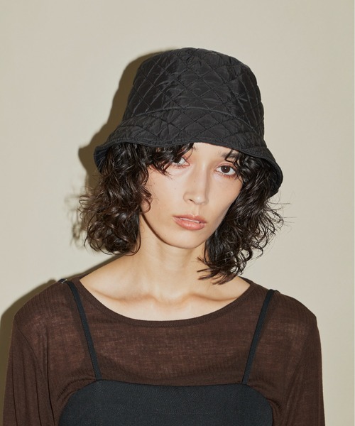 Aunt Marie's(アントマリーズ)の「キルティングハット(ハット・レディース・アイボリー/ブラック・FREE)」の10枚目の写真