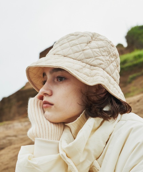 Aunt Marie's(アントマリーズ)の「キルティングハット(ハット・レディース・アイボリー/ブラック・FREE)」の21枚目の写真