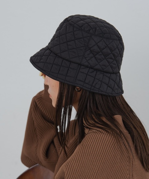 Aunt Marie's(アントマリーズ)の「キルティングハット(ハット・レディース・アイボリー/ブラック・FREE)」の12枚目の写真