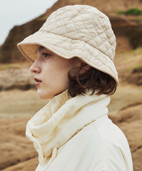 Aunt Marie's(アントマリーズ)の「キルティングハット(ハット・レディース・アイボリー/ブラック・FREE)」の3枚目の写真