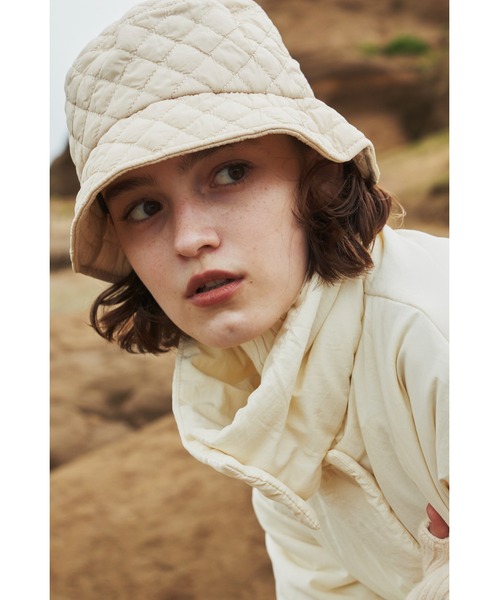 Aunt Marie's(アントマリーズ)の「キルティングハット(ハット・レディース・アイボリー/ブラック・FREE)」の15枚目の写真