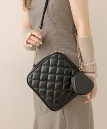 OLIVE des OLIVE | ハートポーチ付キルティングバッグ(ショルダーバッグ)