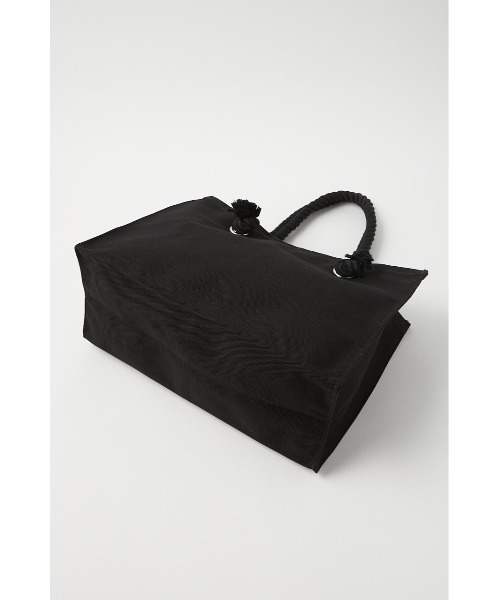 MOUSSY（マウジー）の「MOUSSY SOUVENIR ショッパー（トートバッグ・レディース・ブラック/ホワイト・FREE）」の8枚目の写真