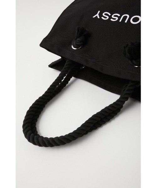 MOUSSY（マウジー）の「MOUSSY SOUVENIR ショッパー（トートバッグ・レディース・ブラック/ホワイト・FREE）」の10枚目の写真