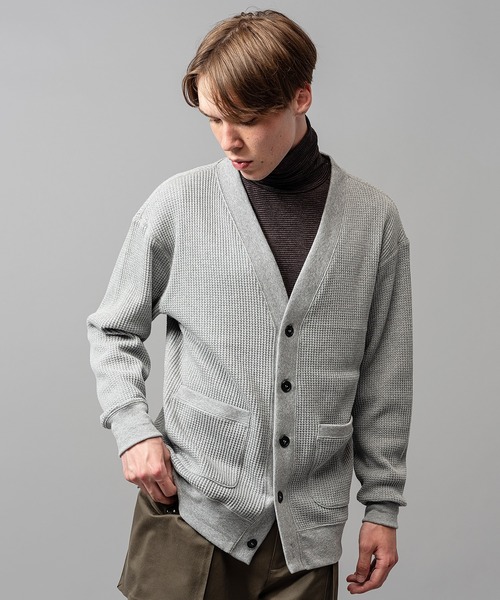 MR.OLIVE ミスターオリーブ / HEAVY WAFFLE / STANDARD CARDIGAN 