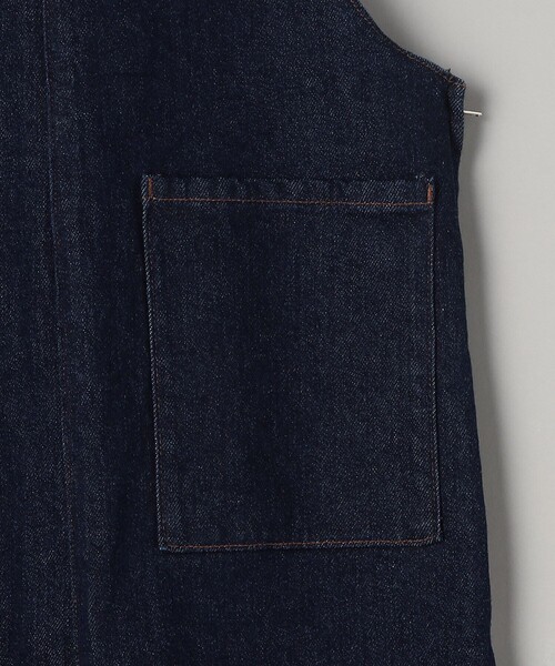 FREAK'S STORE（フリークスストア）の「CIMARRON JEANS/シマロンジーンズ kairo pocket Salopette/カイロポケットサロペット（サロペット/オーバーオール・レディース・ネイビー・SMALL/MEDIUM）」の3枚目の写真