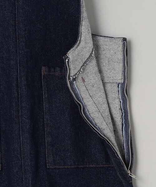 FREAK'S STORE（フリークスストア）の「CIMARRON JEANS/シマロンジーンズ kairo pocket Salopette/カイロポケットサロペット（サロペット/オーバーオール・レディース・ネイビー・SMALL/MEDIUM）」の13枚目の写真
