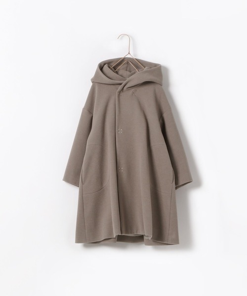 LOWRYS FARM（ローリーズファーム）の「ウールライクＡラインコート　281383（その他アウター・キッズ・ブラック/モカ/カーキ・110cm/120cm/130cm/140cm/150cm）」の3枚目の写真