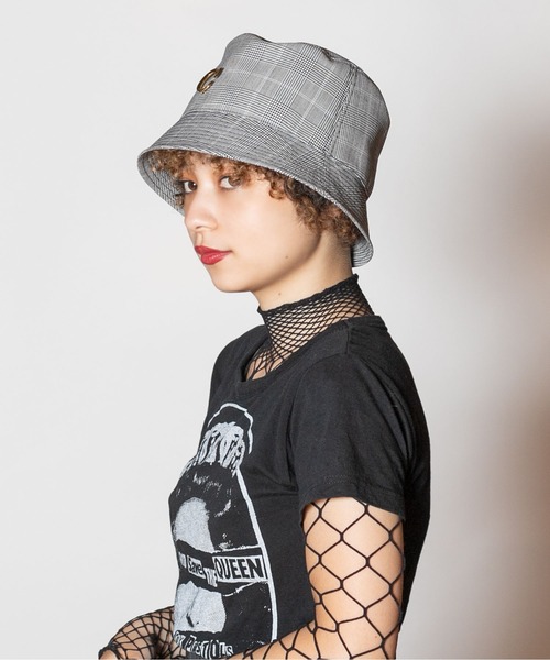 CA4LA（カシラ）の「KOMOS（ハット・レディース・ブラック/ブラウン/マルチ・ONESIZE）」の4枚目の写真