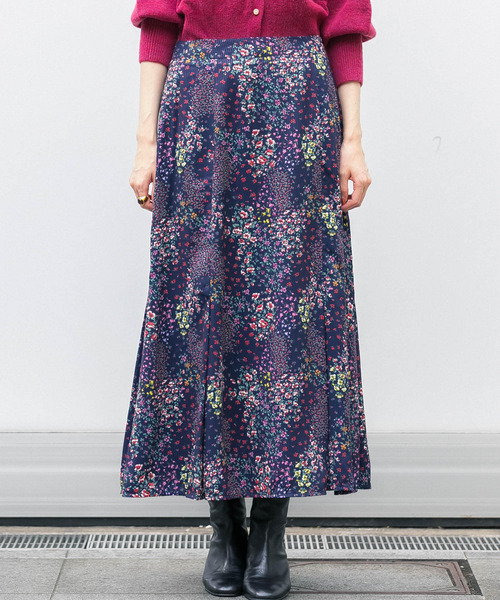 URBAN RESEARCH ROSSO(アーバンリサーチロッソ)の「【hareko×ROSSO】ランダムフラワープリントスカート(スカート・レディース・アイボリー/ネイビー・36/38)」の21枚目の写真