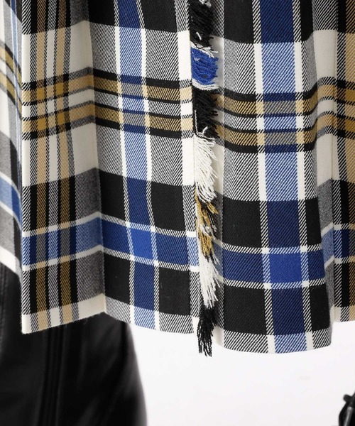 niko and...（ニコアンド）の「ツイルチェックキルトスカート（スカート・レディース・ブラウン/ネイビー/オフホワイト/ブルー・MEDIUM/LARGE）」の20枚目の写真