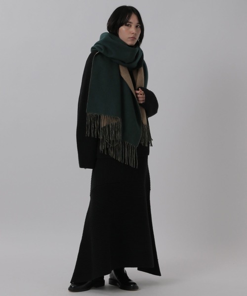 新品未使用タグ付き⭐︎アソースメレ　カオス別注　カシミヤリバーシブルストール ASAUCE MELER（アソースメレ）の「【ASAUCE MELER/アソースメレ】別注