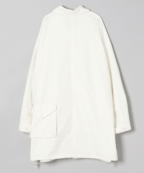 JEANASIS(ジーナシス)の「ステンカラーミリタリーコート/167436(ミリタリージャケット・レディース・ホワイト/ベージュ・FREE)」の9枚目の写真