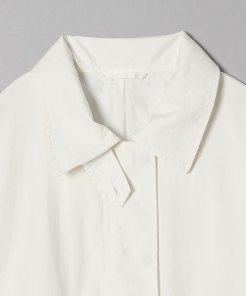 JEANASIS(ジーナシス)の「ステンカラーミリタリーコート/167436(ミリタリージャケット・レディース・ホワイト/ベージュ・FREE)」の10枚目の写真