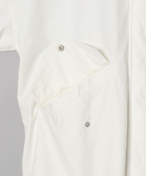 JEANASIS(ジーナシス)の「ステンカラーミリタリーコート/167436(ミリタリージャケット・レディース・ホワイト/ベージュ・FREE)」の15枚目の写真