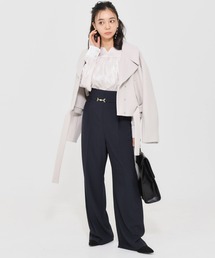 Dita Muaj. | 【ZOZO限定】ハイウエストタック入りスラックスパンツ(スラックス)