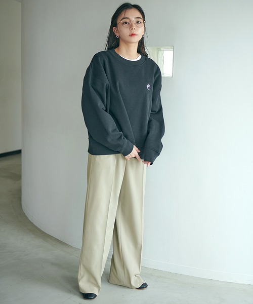 Dita Muaj.（ディータムアージュ）の「【ZOZO限定】ハイウエストタック入りスラックスパンツ（スラックス・レディース・グレイッシュベージュ/ダークネイビー/ブラウン・FREE）」の13枚目の写真