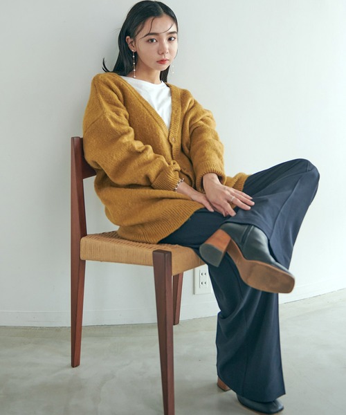 Dita Muaj.（ディータムアージュ）の「【ZOZO限定】ハイウエストタック入りスラックスパンツ（スラックス・レディース・グレイッシュベージュ/ダークネイビー/ブラウン・FREE）」の15枚目の写真