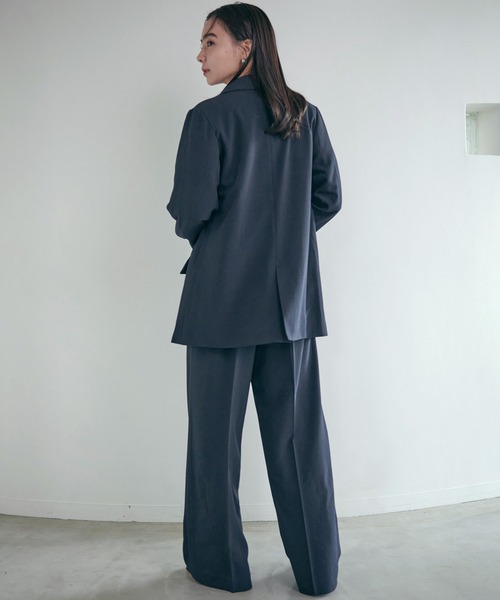 Dita Muaj.（ディータムアージュ）の「【ZOZO限定】ハイウエストタック入りスラックスパンツ（スラックス・レディース・グレイッシュベージュ/ダークネイビー/ブラウン・FREE）」の19枚目の写真